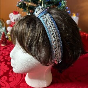 Blue Bohemian Mixed Headband